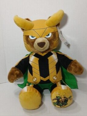 Build A Bear Loki 16" Inch Exclusive Plush Figure Avengerz MAREVEL NWT READ